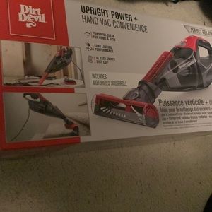 Dirt Devil upright power hand vac convenience